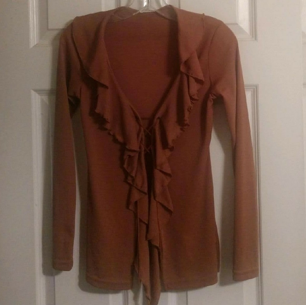 Ruffled Corset Blouse